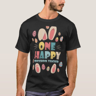 Camiseta Un profesor de preescolar muy feliz, profesor de h
