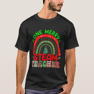Camiseta Un profesor de vapor de moras y árbol de navidad N