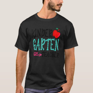 Camiseta Un profesor divertido de guardería vuelve a la esc