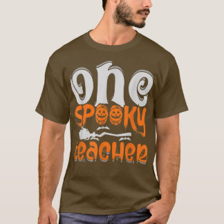 Camiseta Un profesor espeluznante de Halloween