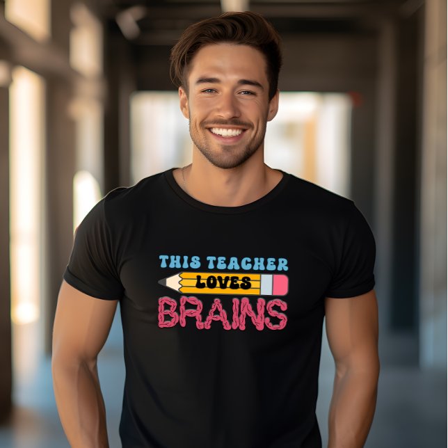 Camiseta Un profesor gracioso de vuelta a la escuela ama lo (Subido por el creador)