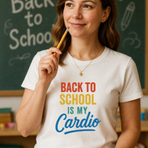 Camiseta Un profesor gracioso que vuelve a la escuela es mi