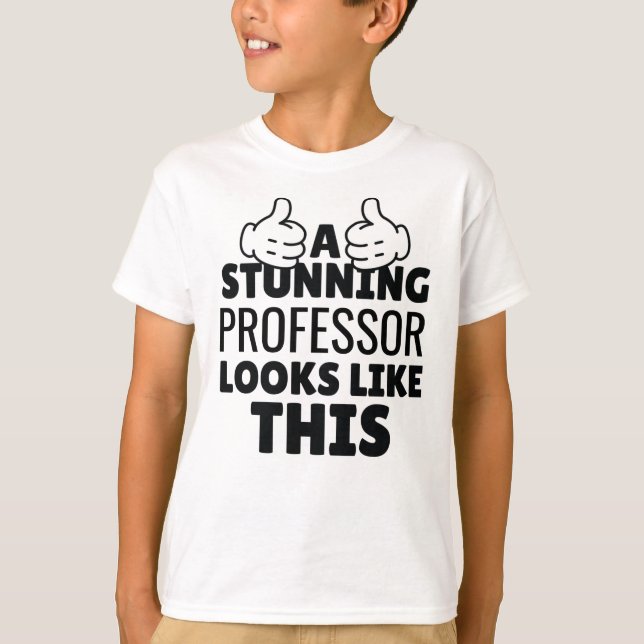 Camiseta Un profesor sensacional se ve así de divertido (Anverso)