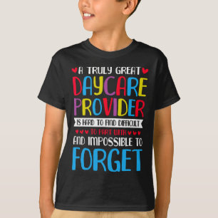 Camiseta Un Proveedor de Guardería Verdaderamente Genial