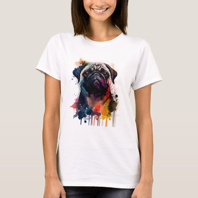 Camiseta Un pug en tu vida (Anverso)