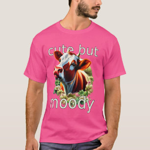 Camiseta Un Pun Guernsey Holstein Se Enfrenta A La Vaca.