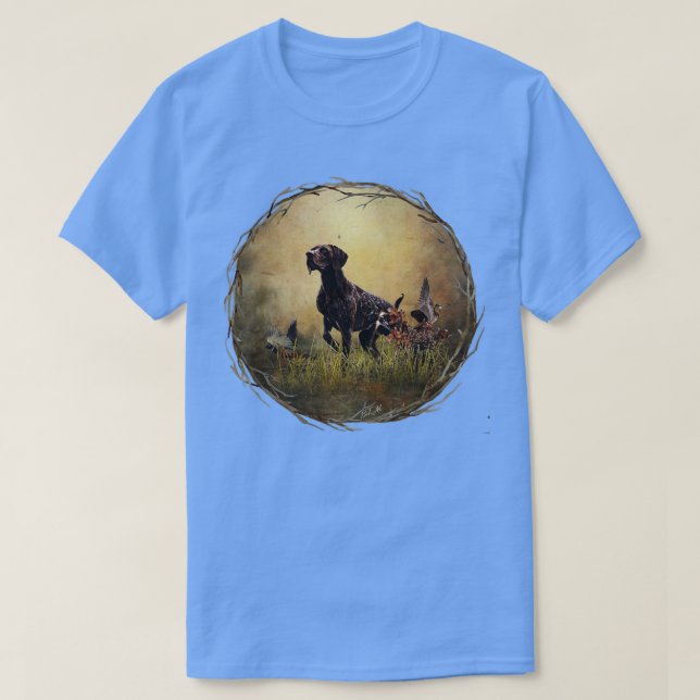 Camiseta Un puntero al descubierto alemán (Diseño del anverso)