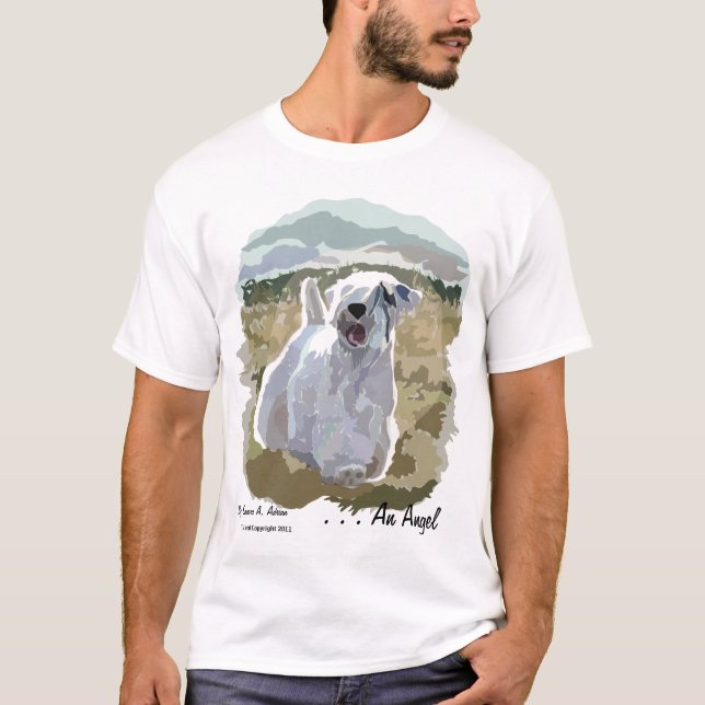 Camiseta Un qué ángel (Anverso)