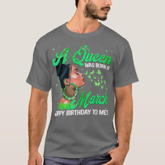 Camiseta Un Queens nació en marzo Día de San Patricio 2023 