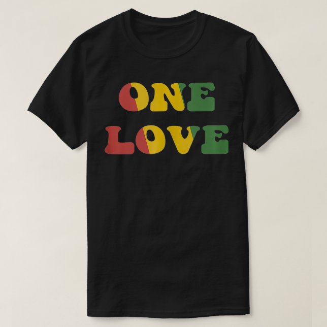 Camiseta Un rastafari de amor rastafari reggae música radic (Diseño del anverso)