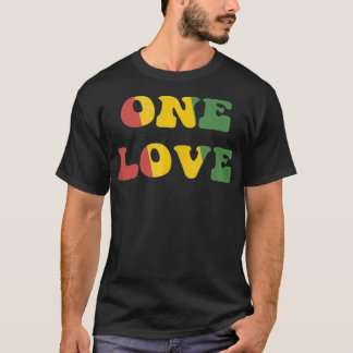 Camiseta Un rastafari de amor rastafari reggae música radic