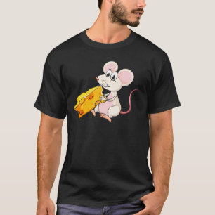 Camiseta Un ratón que come el queso