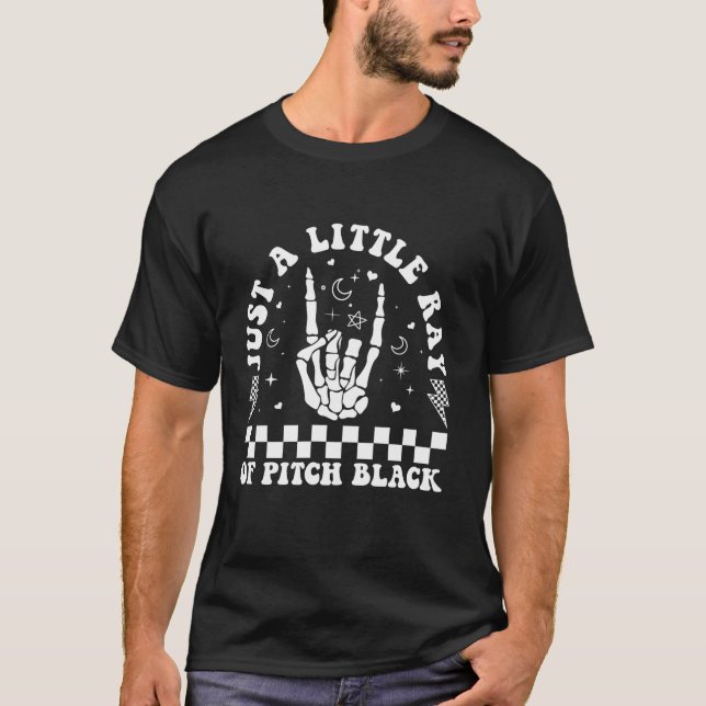 Camiseta Un Rayo De Pitch Black Gótico Halloween Go (Anverso)