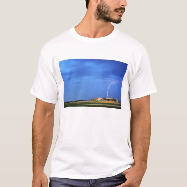 Camiseta Un rayo golpea las colinas de Wildcat cerca (Anverso)
