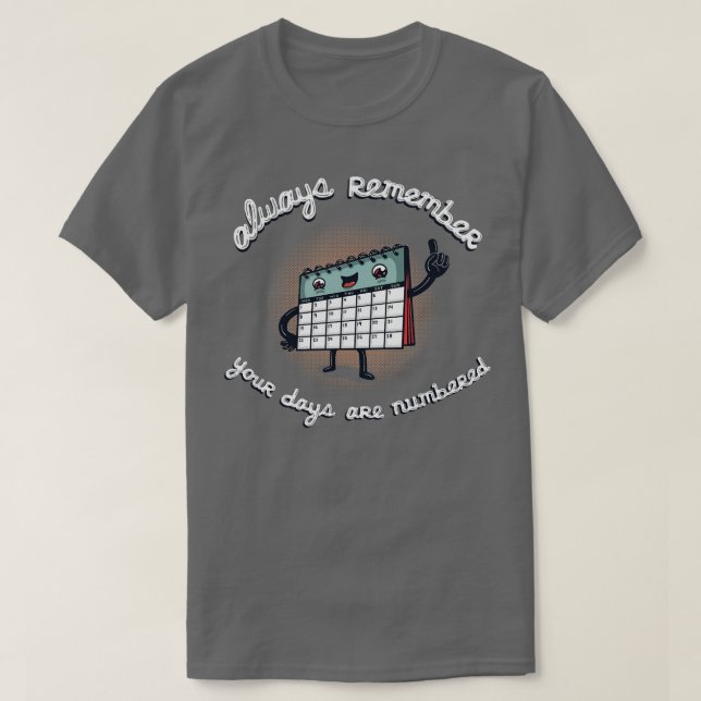 Camiseta Un recordatorio amistoso (Diseño del anverso)