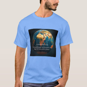 Camiseta Un recordatorio suave de la Tierra