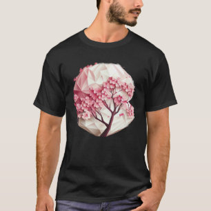 Camiseta Un refrescante y vibrante mar de flor de cerezo Sa