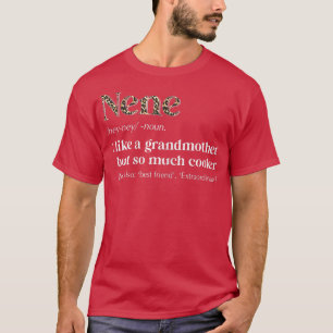 Camiseta Un regalo de abuela divertida para la definición d