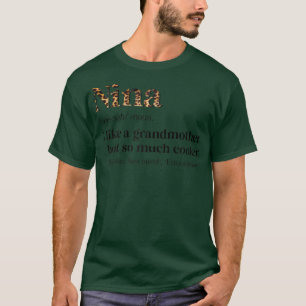 Camiseta Un regalo de abuela divertida para las mujeres leo