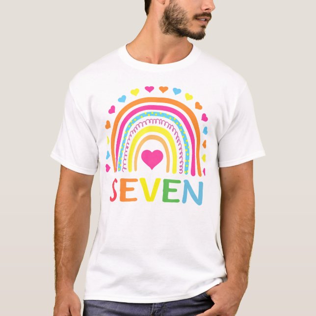 Camiseta Un regalo de cumpleaños para Chicas Bo con arcoiri (Anverso)