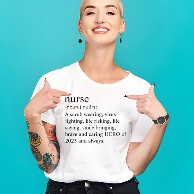 Camiseta Un regalo de definición divertida para el Personal (nurse t shirt)