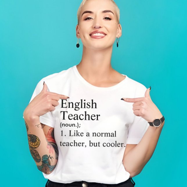 Camiseta Un regalo de definición divertida para Personaliza (english teacher funny shirt)