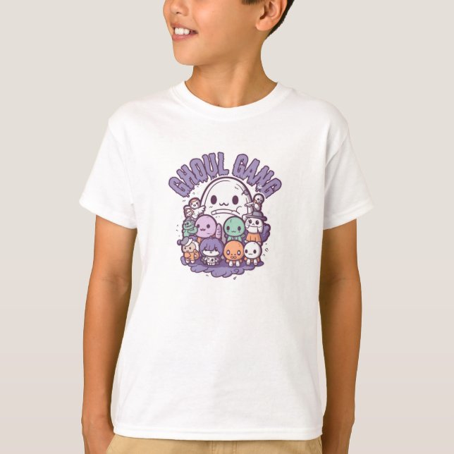 Camiseta Un regalo de Halloween de Cute Ghoul (Anverso)