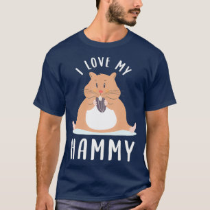 Camiseta Un regalo de Hamster lindo me encanta mi Hammy