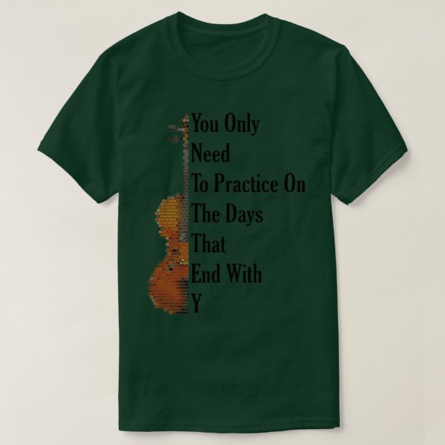 Camiseta Un regalo de violín (Diseño del anverso)