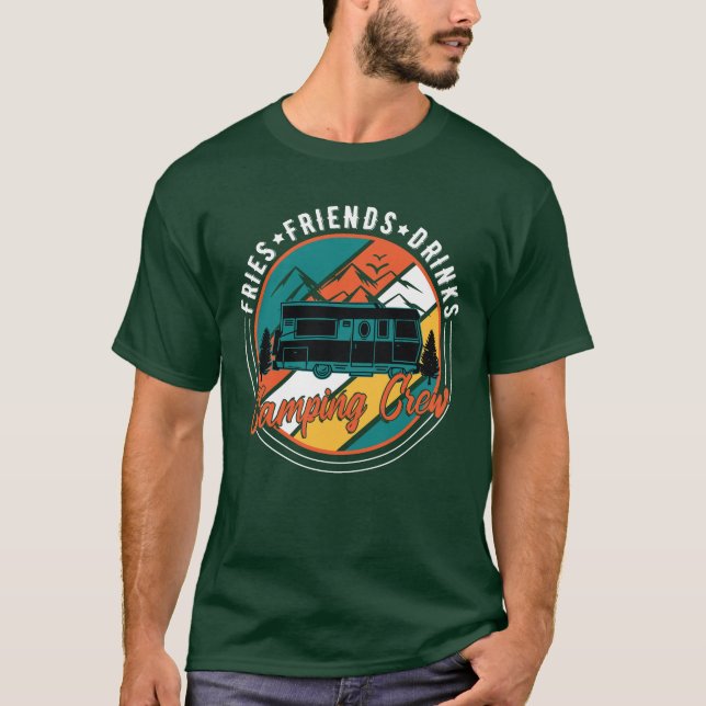 Camiseta Un regalo divertido para los amantes del camping (Anverso)