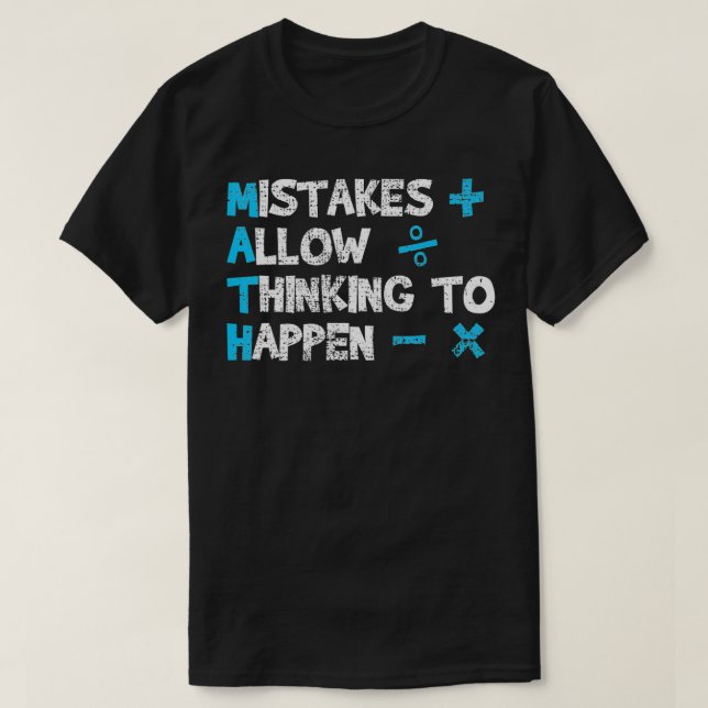 Camiseta Un regalo divertido para un profesor de matemática (Diseño del anverso)