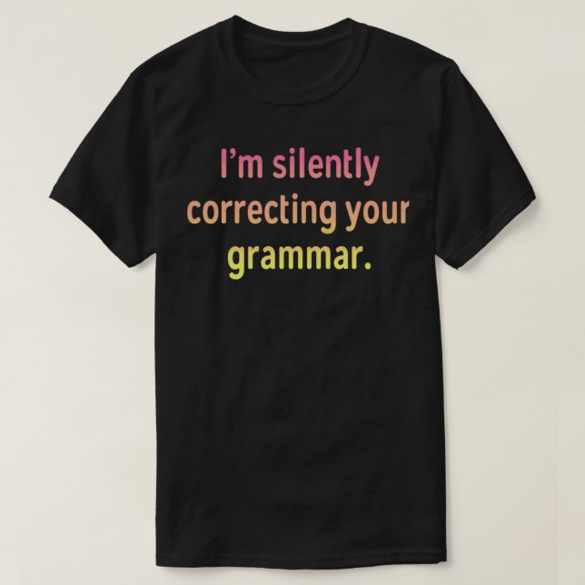Camiseta Un regalo humorístico de profesores de inglés de g (Diseño del anverso)