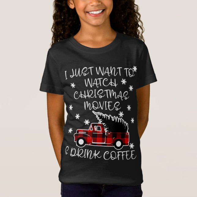 Camiseta Un regalo lindo para la película de Navidades aman (Anverso)