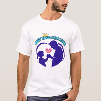 Camiseta Un regalo para el mejor padre del mundo,