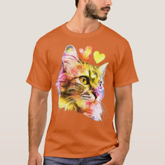 Camiseta Un regalo para gatos para los amantes de los gatit