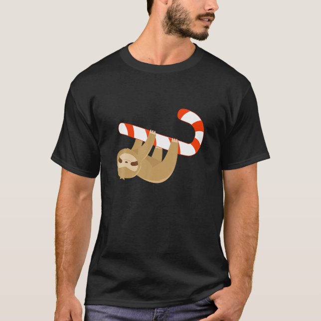 Camiseta Un regalo para los Navidades de caña de golosinas (Anverso)