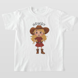 Camiseta Un regalo para los niños Gorras de Cowgirl Country