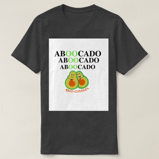 Camiseta Un regalo perfecto para el fantasma de aguacate Ab (Diseño del anverso)