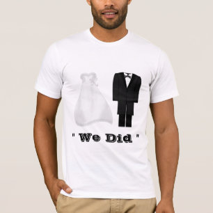 Camiseta Un regalo perfecto para los recién casados