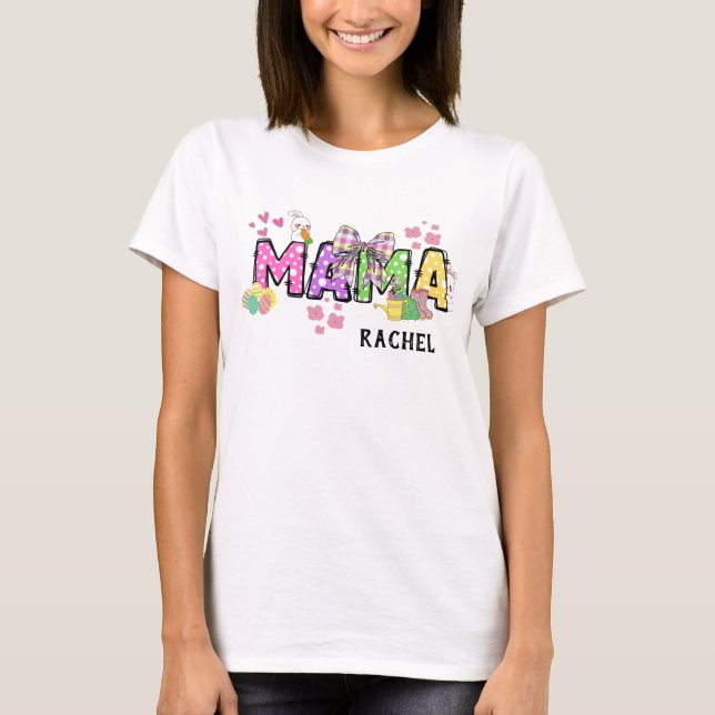 Camiseta Un regalo personalizado para una conejita de Pascu (Anverso)
