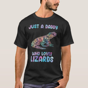 Camiseta Un Reptile De Acuarela Sólo Un Papi Que Ama A Arma