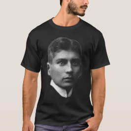 Camiseta Un retrato del escritor Franz Kafka