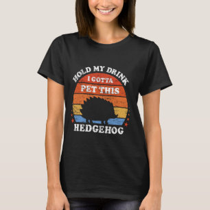 Camiseta Un Retro Divertido Me Llevo La Bebida Me Mascota E