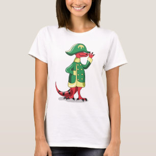 Camiseta Un Rex De Tyrannosaur Personalizado Vestido Como N