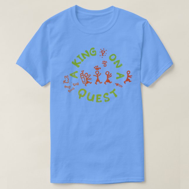Camiseta Un rey en búsqueda (Diseño del anverso)