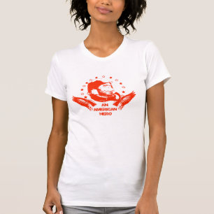Camiseta Un rojo americano del héroe