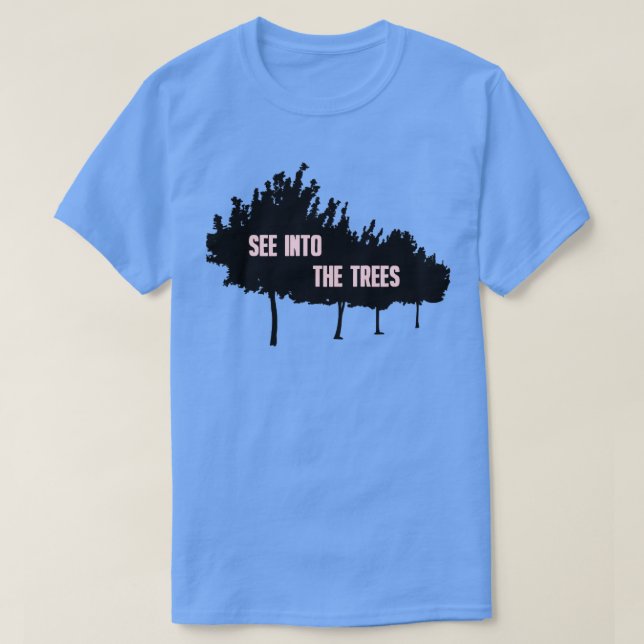 Camiseta Un rosa forestal (Diseño del anverso)