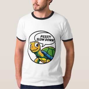 Camiseta Un Sabio Cromático: Tortuga Sabia de Pop-Art Psico