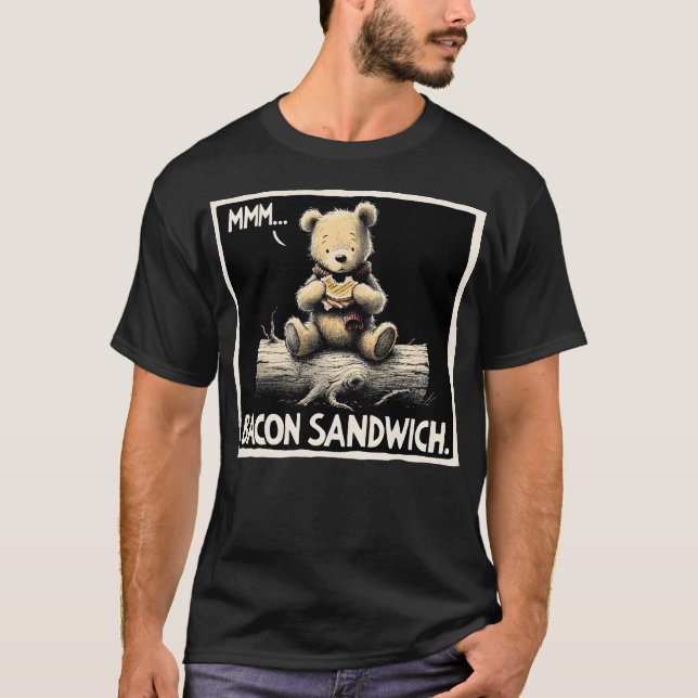 Camiseta Un sándwich de baco delicioso (Anverso)