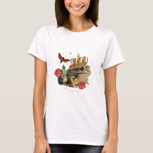 Camiseta Un sapo con una corona